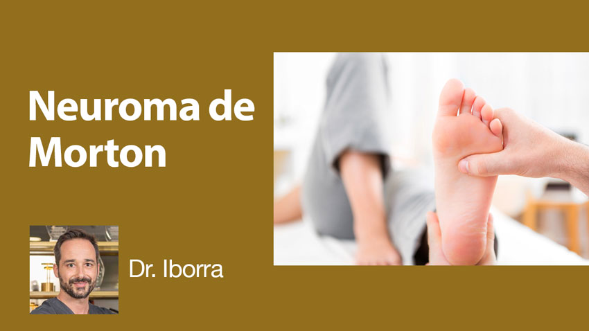 El especialista en podología, el Dr. Iborra, no explica el Neuroma de Morton