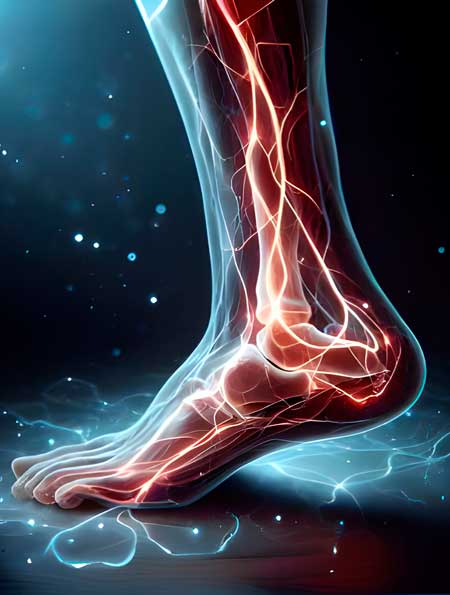 Podólogo especialista en lesiones del nervio periférico, las llamadas neuropatías periféricas que consisten en un atrapamiento nervioso o, compresión nerviosa.