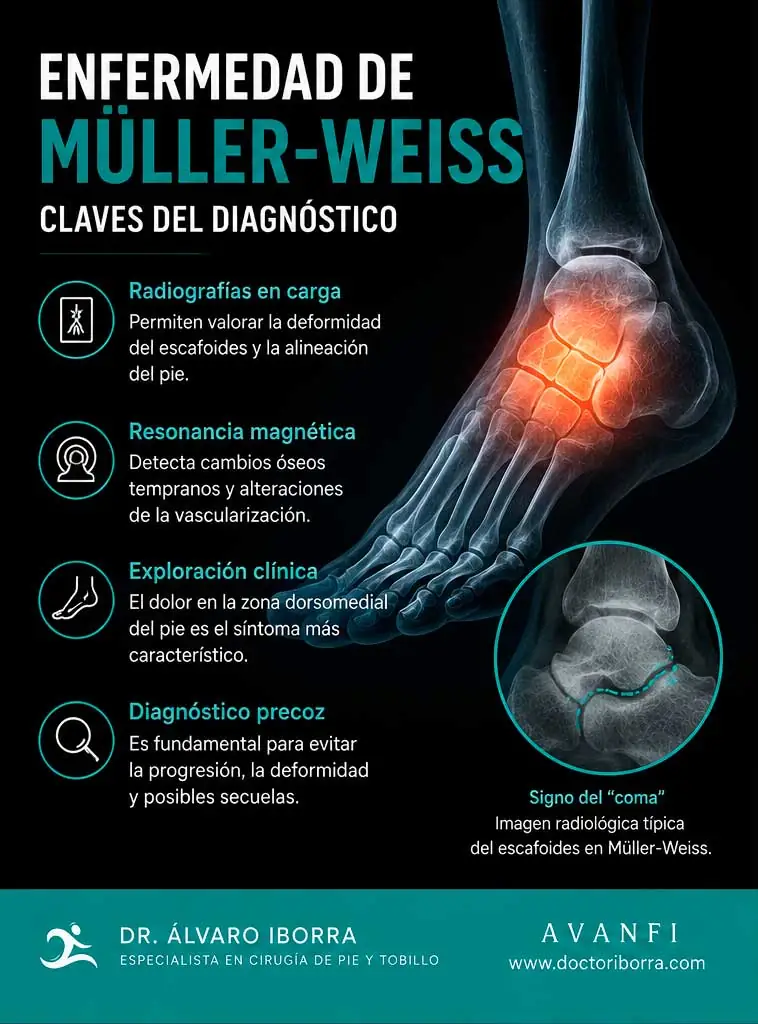 Claves en el diagnóstico de la enfermedad de Müller Weiss