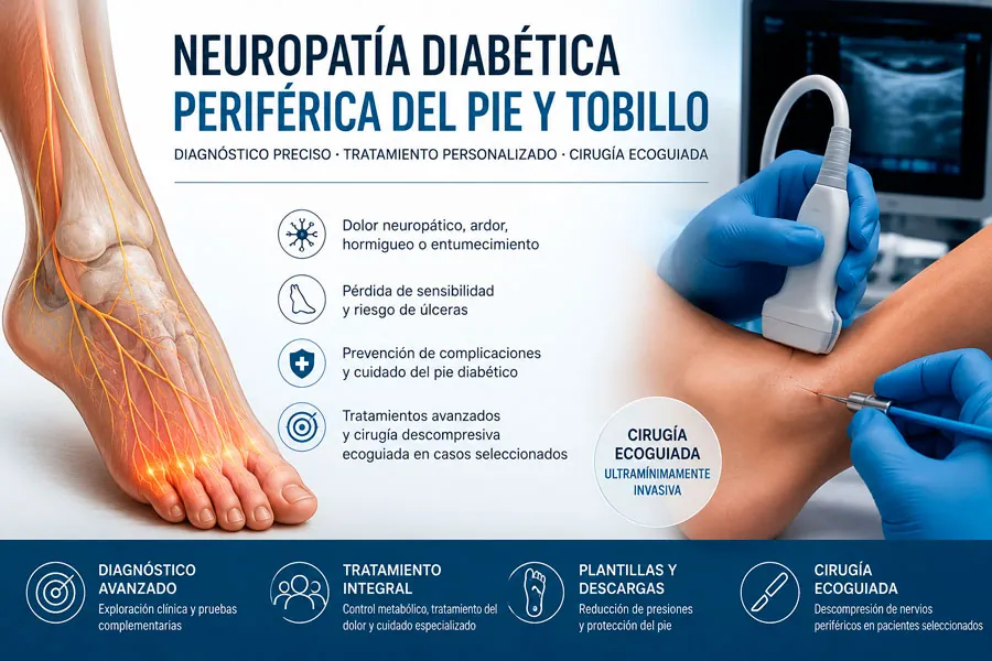 tratamiento de las neuropatías del pie diabético