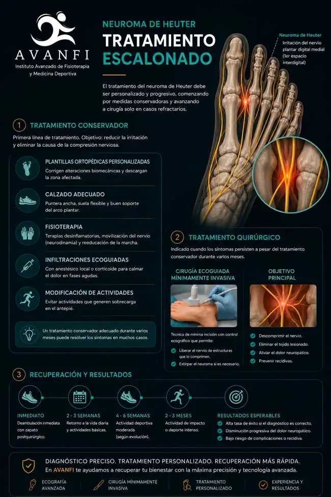 Tratamiento del neuroma de Heuter